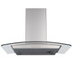 SIA 60cm Stainless Steel Single Fan Oven, 70cm Gas Hob & Curved Cooker Hood Fan