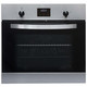 SIA Stainless Steel Single True Fan Oven, 5 Burner Gas Hob And Chimney Hood Fan