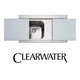 Clearwater Mirage 1 Bowl RHD Stainless Steel Sink & White Glass Chopping Boards