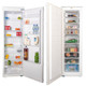 SIA 54cm White Built-in Integrated Tall Freezer & Larder Fridge Twin Pack