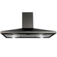 SIA 90cm Black 5 Burner Gas On Glass Hob And Chimney Cooker Hood Extractor Fan