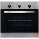 SIA 60cm Stainless Steel Electric Fan Oven, 4 Burner Gas Hob & Cooker Hood Visor