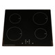 SIA 60cm Stainless Steel Oven, 4 Zone Induction Hob & Angled Glass Extractor Fan