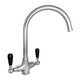 Franke Gemini 1.5 Bowl Grey Tectonite Kitchen Sink & Reginox Brooklyn Mixer Tap