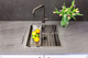 Reginox Miami 40x40cm Grey Single Bowl Stainless Steel Undermount Kitchen Sink