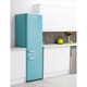 Amica FKR29653DEB 55cm Duck Egg Blue 60/40 Retro Freestanding Fridge Freezer