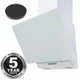 SIA EAG61WH 60cm White Angled Chimney Cooker Hood Extractor Fan &Carbon Filter