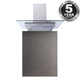 SIA 60cm Stainless Steel Flat Glass Cooker Hood Fan & Toughened Glass Splashback