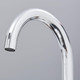 SIA KT6CH Chrome Swan Neck Single Lever Contemporary Monobloc Kitchen Mixer Tap