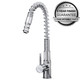 SIA KT7 Chrome Pull Out Spray Single Lever Monobloc Kitchen Sink Mixer Tap