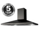 SIA CHL90BL 90cm Black Pyramid Chimney Cooker Hood Kitchen Extractor Fan