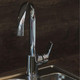 Reginox LISSINI CH Chrome Swan Neck Single Lever Kitchen Sink Monobloc Mixer Tap