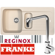 Franke Aveta 1.5 Bowl Cream Tectonite Kitchen Sink And Reginox Angel Mixer Tap