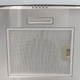 SIA CGH80SS 80cm Stainless Steel Curved Glass Cooker Hood Extractor Fan