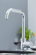 Astracast Sierra 1 Bowl Light Grey Kitchen Sink & KT6CHD Chrome Modern Mixer Tap