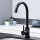 Astracast Sierra 1.5 Bowl Black Reversible Kitchen Sink  & KT6BL Swan Neck Tap