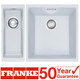 Franke Sirius 1.5 Bowl White Tectonite Undermount Kitchen Sink Pack L/R Handed