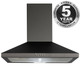 SIA CHL70BL 70cm Chimney Cooker Hood Kitchen Extractor Fan in Black