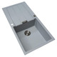 Franke 1.0 Bowl Grey Reversible Composite Kitchen Sink & KT6BL Single Lever Tap