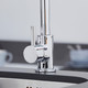 Franke 1.0 Bowl White Reversible Composite Kitchen Sink & KT6CH Single Lever Tap