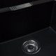 Franke 1.5 Bowl Black Reversible Composite Kitchen Sink & KT6BN Swan Neck Tap