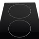 SIA CERH31BL Black 30cm 2 Burner Domino Ceramic Electric Hob With Touch Control