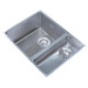 SIA Undermount/Inset RHD Stainless Steel Kitchen Sink 1.5 Bowl - ON15RHSS