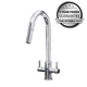 SIA 1.0 Bowl Reversible 1.2mm Stainless Steel Kitchen Sink & KT4CH Pull Out Tap