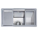 SIA 1 Bowl Stainless Steel Companion Sink With Accessories & KT4BN Pull-out Tap