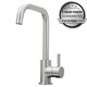 1 Bowl Undermount / Inset Stainless Steel Kitchen Sink W370 x D430 & KT6BND Tap