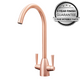 Franke 1.5 Bowl Stone Grey Reversible Composite Kitchen Sink & KT5CU Copper Tap