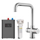 SIA BWT360CH Chrome 3-in-1 Instant Boiling Hot Water Tap Including Tank & Filter