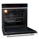 Black Touch Control 13 Function Single Oven, 4 Burner Gas Hob & LED Angled Hood