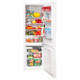 SIA FF1780WH White 70/30 Split Freestanding Tall Fridge Freezer 282L 55cm Wide