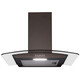 Black Touch Control 10 Function Single Fan Oven, 13A Induction Hob & Curved Hood