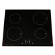 Black Touch Control 10 Function Single Fan Oven, 13A Induction Hob & Cooker Hood