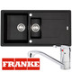 Franke Gemini 1.5 Bowl Black Tectonite Reversible Kitchen Sink & Zeno Mixer Tap