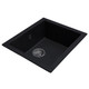 SIA EVOBL 1.0 Bowl Black Composite Undermount Kitchen Sink & KT4BN Pull-out Tap