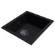 SIA EVOBL 1.0 Bowl Black Composite Undermount Kitchen Sink & KT6BL Mixer Tap