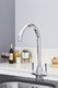 SIA 1.0 Bowl Grey Composite Reversible Inset Kitchen Sink & KT5CH Chrome Tap