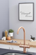 SIA 1.5 Bowl Grey Composite Reversible Inset Kitchen Sink & KT3CU Copper Tap