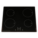 SIA 60cm Stainless Steel Built Under Oven, 4 Zone Induction Hob & Curved Hood