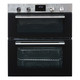 SIA 60cm Stainless Steel Double Built Under Oven, 70cm Gas Hob & Cooker Hood