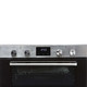 SIA 60cm Stainless Steel Built Under Oven, 4 Burner Gas Hob & Curved Extractor