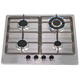 SIA SO113SS 60cm Stainless Steel Electric Single Fan Oven & 4 Burner Gas Hob