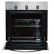 SIA SO113SS 60cm Stainless Steel Single Oven, 4 Zone Induction Hob & Curved Hood