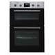 SIA 60cm Stainless Steel Built-in Double Fan Oven & 4 Zone Touch Ceramic Hob