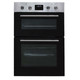 SIA 60cm Stainless Steel Double Built-in Fan Oven, 70cm 5 Gas Hobs & Curved Hood