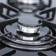 SIA 60cm Black Built In Double Oven, 4 Burner Gas Glass Hob With Enamel Supports