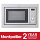 Montpellier MWBI90025 900W 25L Built-In Microwave & Grill